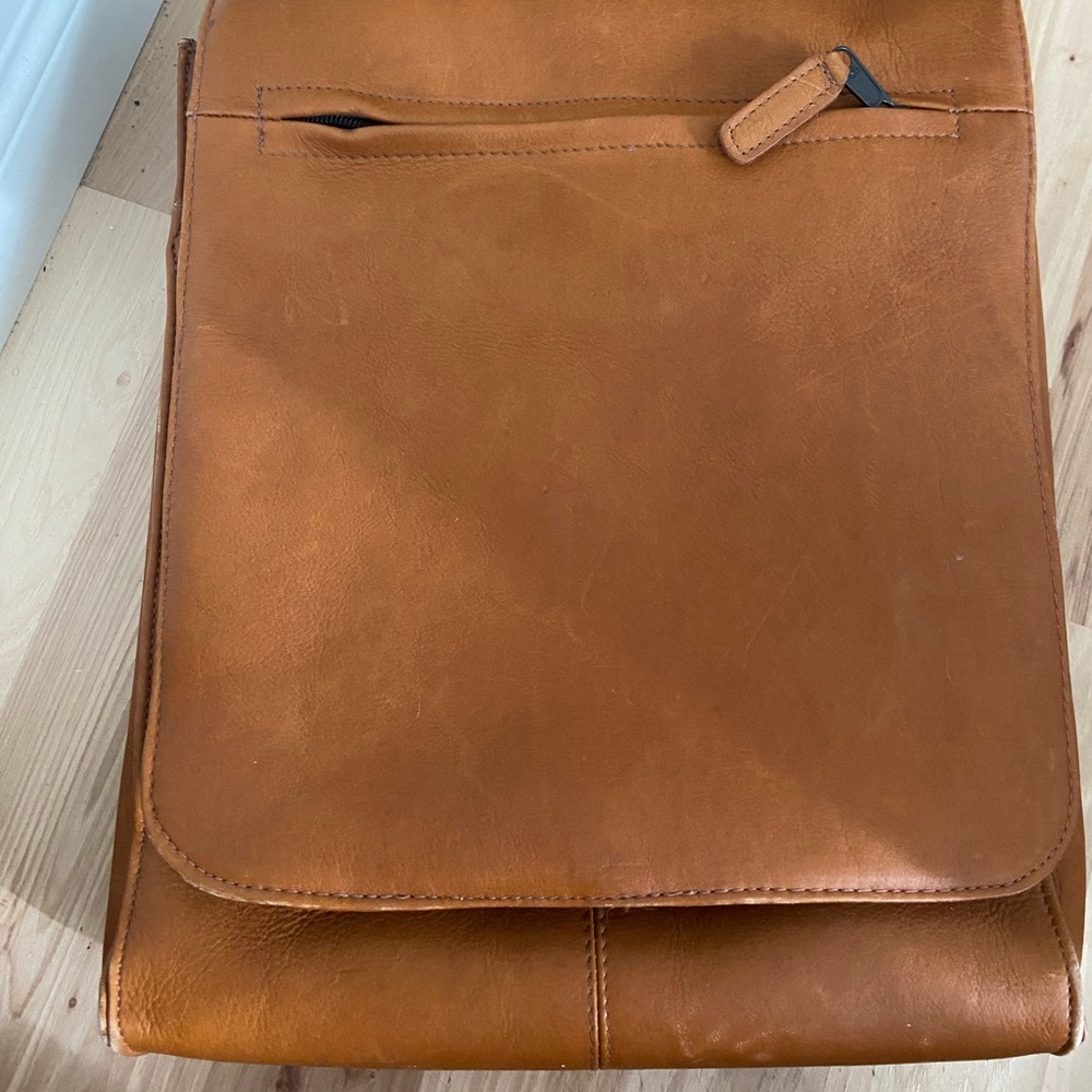 Latico leather computer backpack